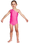 BODY DANZA LYCRA MONOSPALLA FUCSIA BABY